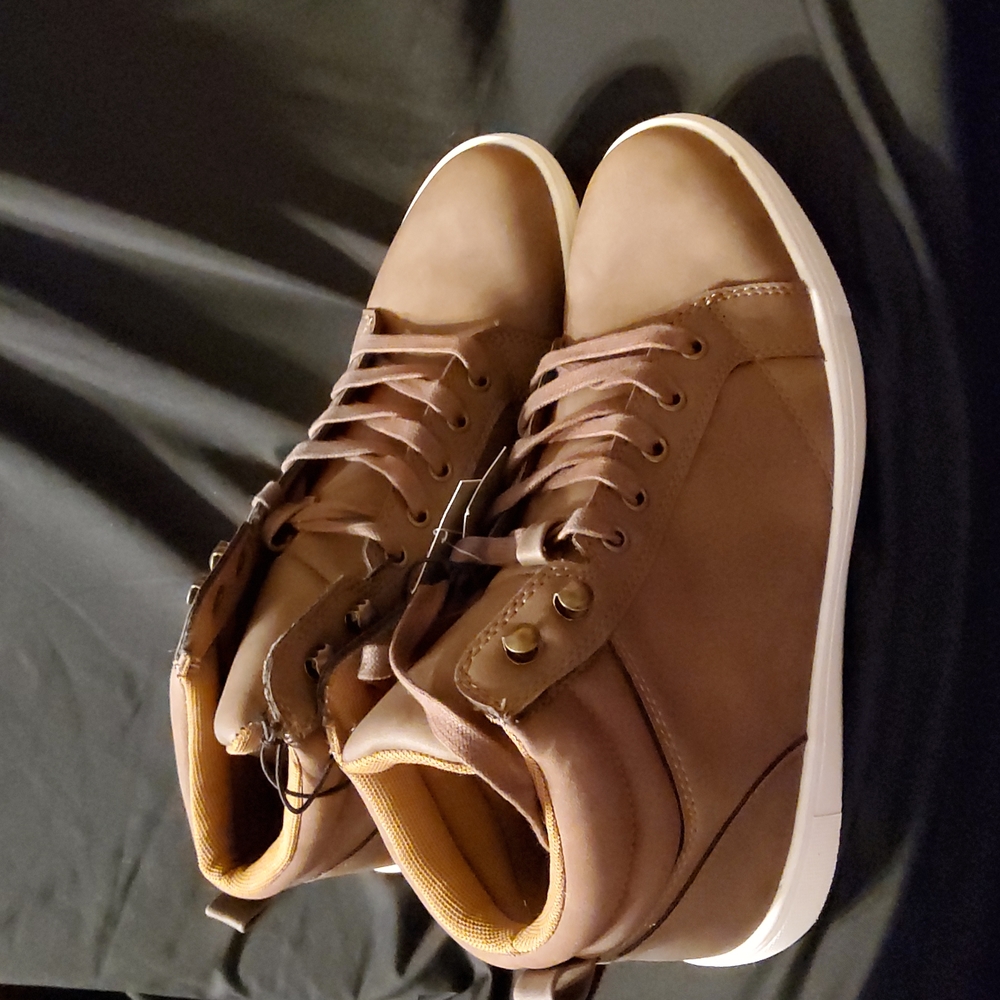 Men's Drew Combat Boots Goodfellow & Com Brown - Picture 5 of 6